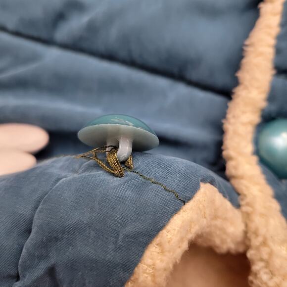 Mickey Winter Coat Toddler 3T Blue Hood Puffy Hands Pockets Lined Warm Outdoors - Picture 6 of 16